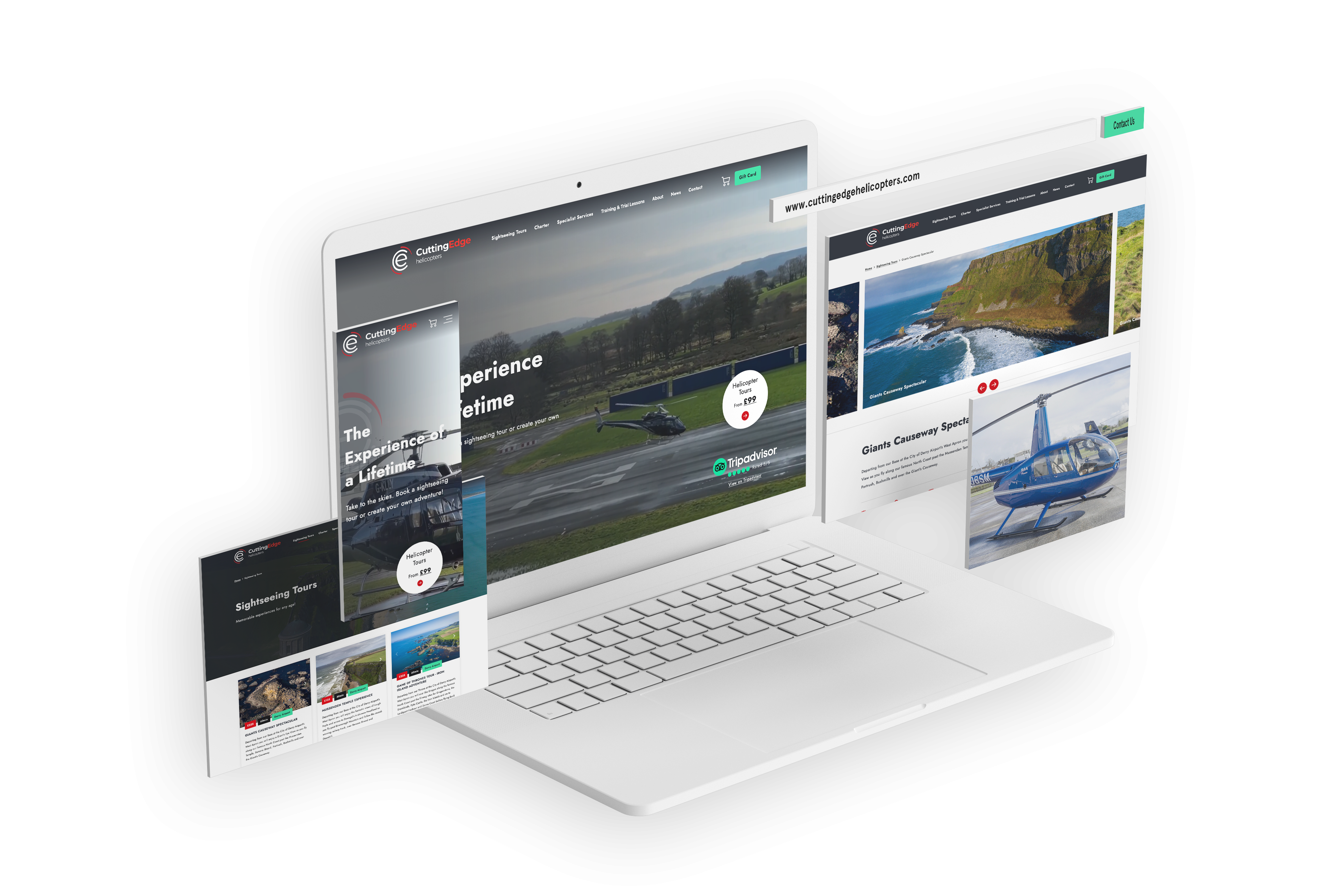 Cutting Edge Helicopters Main page