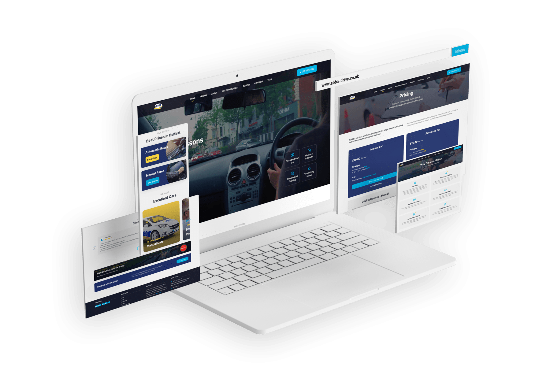 Abba Drive website image